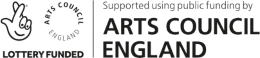 Supported by Arts Council England Logo